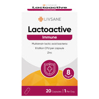 LIVSANE Lactoactive Immune kapszula 20 db - Kép
