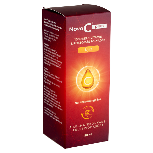 Novo C Plus 1000g liposzómás C-Vitamin étrendkiegészítő folyadék 150ml - Kép 4