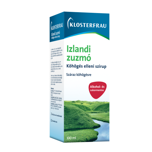 Klosterfrau Izlandi zuzmó szirup köhögés ellen 100ml - Kép 2