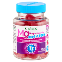 Béres Magnézium B6 gumitabletta Kids/Teens málna 30 db - Kép