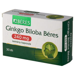 Béres Ginkgo Biloba 240mg kemény kapszula 30 db kép