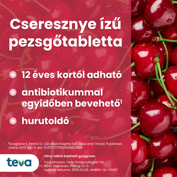 Ambroxol-TEVA 60 mg pezsgőtabletta 10 db - Kép 3