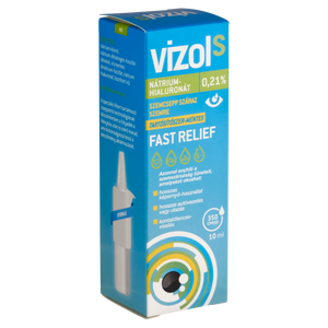 Vizol S 0,21% oldatos szemcsepp száraz szemre 10ml kép