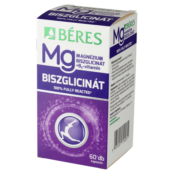 Béres magnézium-biszglicinát étrendkiegészítő kapszula 60 db - Kép 2