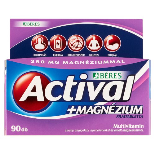 Actival+Magnézium filmtabletta 90x - Kép 1