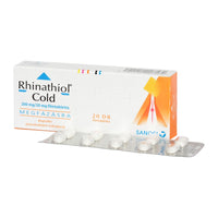 Rhinathiol Cold 200 mg/30 mg filmtabletta 20 db - Kép