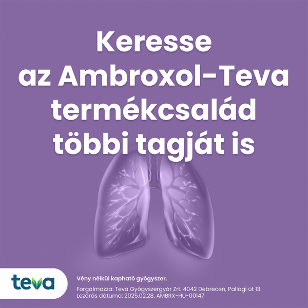 Ambroxol-Teva 75 mg retard kemény kapszula 10x - Kép 5
