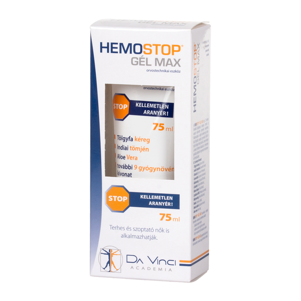Hemostop Max gél aranyérre 75ml - Kép