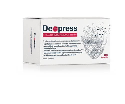 De-Press étrendkiegészítő kapszula 60 db - Kép