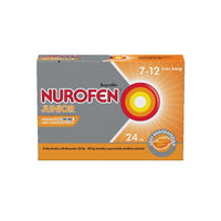 Nurofen Junior narancsízű 100 mg lágy rágókapszula 24 db - Kép