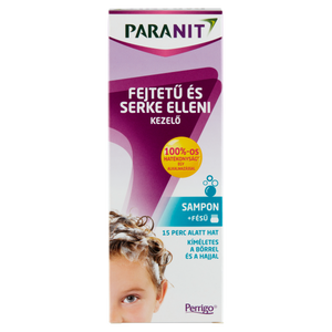 Paranit fejtetű és serke elleni sampon és fésű 200ml kép