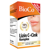 BioCo Lizin C + Cink Komplex étrend-kiegészítő tabletta 100 db - Kép