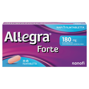 Allegra Forte 180 mg filmtabletta 30 db kép