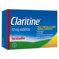 Claritine 10mg tabletta 60 db - Kép