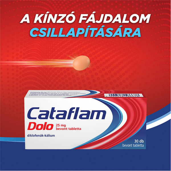 Cataflam Dolo 25 mg bevont tabletta 30 db - Kép 2