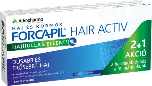 Forcapil Hair Activ tabletta 90 db - Kép