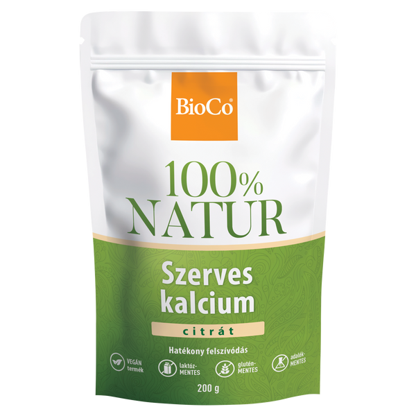 BioCo 100% Natur Szerves Kalcium por 200g - Kép 1