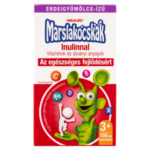 Walmark Marslakócskák Inulinnal rágótabletta erdeigyümölcs ízű 100 db kép