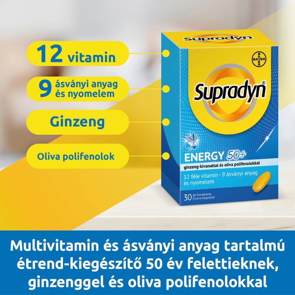 Supradyn Energy 50+ filmtabletta 30 db - Kép 5