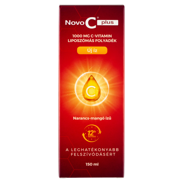 Novo C Plus 1000g liposzómás C-Vitamin étrendkiegészítő folyadék 150ml - Kép 2