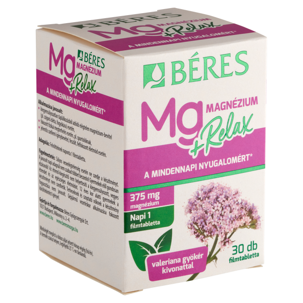 Béres Magnézium + Relax filmtabletta 30 db - Kép 5
