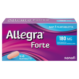 Allegra Forte 180 mg filmtabletta 50 db kép