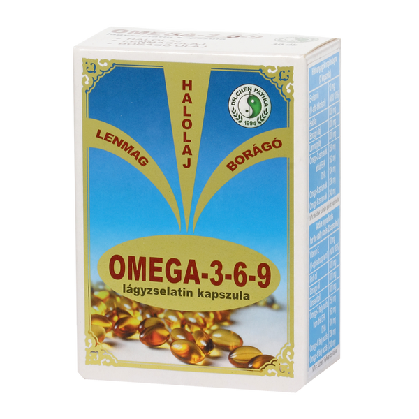DR.CHEN Omega-3 és 6-9 E-vitamin kapszula 30 db - Kép