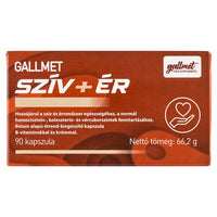 Gallmet Szív + Ér étrend-kiegészítő kapszula 90 db - Kép