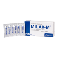 Milax-M 2500 mg glicerines kúp felnőtteknek 10 db - Kép