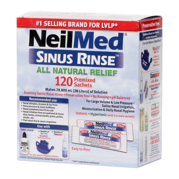 Sinus Rinse felnőtteknek utántöltő tasak 120 db - Kép