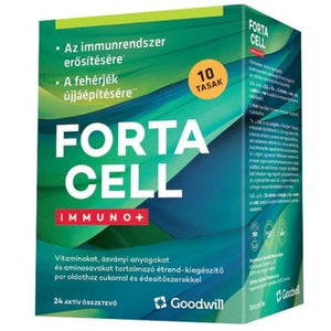 Fortacell Immuno+ étrendkiegészítő por 10x15g kép