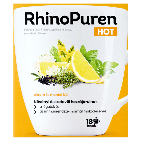 RhinoPuren HOT étrendkiegészítő italpor tasakban 18 db - Kép 2