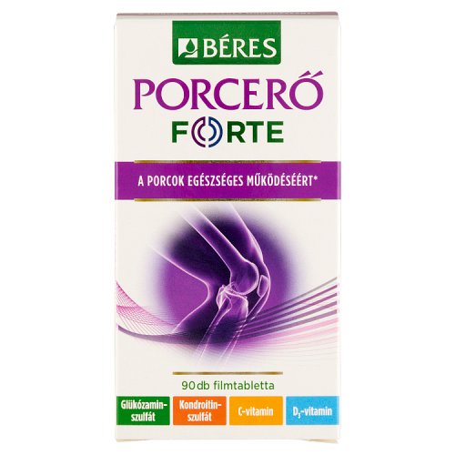 Béres Porcerő Forte étrend-kiegészítő filmtabletta 90 db - Kép 1