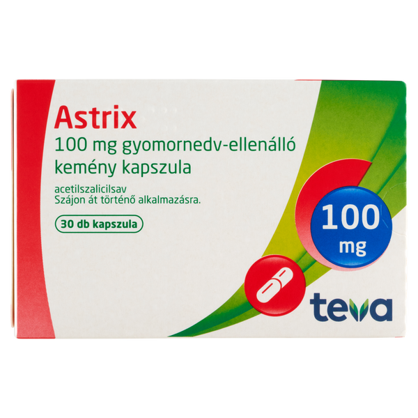 Astrix 100 mg gyomornedv-ellenálló kemény kapszula 30 db - Kép 2