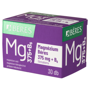 Béres Magnézium 375 mg + B6 filmtabletta 30 db kép
