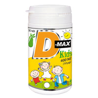 Vitabalans D-Max Kids D3 vitamin 400NE rágótabletta 90 db - Kép