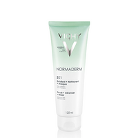 Vichy Normaderm Triactiv 3in1 arctisztító, radír és maszk 125ml - Kép