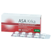ASA Krka 100 mg gyomornedv-ellenálló tabletta 30 db - Kép