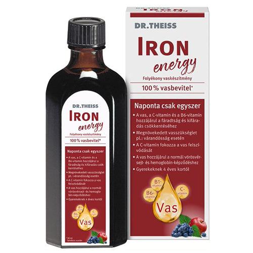 Dr.Theiss Iron Energy vaskészítmény 500ml - Kép