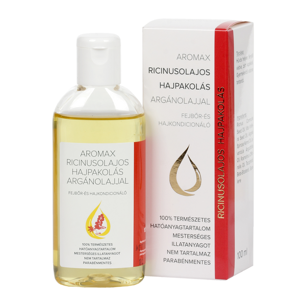 Aromax Ricinusolaj Argánol hajpakolás 100ml - Kép