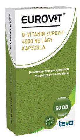 Eurovit D-vitamin 4000 NE lágy kapszula 60 db kép