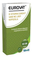 Eurovit D-vitamin 4000 NE lágy kapszula 60 db - Kép