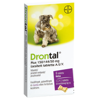 Drontal Plus ízesített tabletta 6 db - Kép