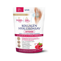 Interherb Kollagén & Hyaluronsav Intense italpor málna ízű 300g - Kép