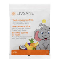 LIVSANE Multivitamin nyalóka trópusi gyümölcs 10 db - Kép