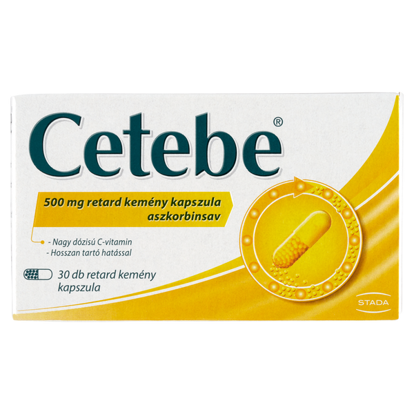 Cetebe 500 mg retard kemény kapszula 30 db - Kép 5