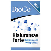 BioCo Hialuronsav Forte tabletta 30 db - Kép