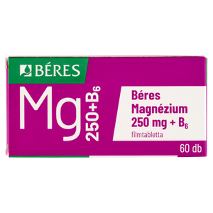 Béres Magnézium 250 mg + B6 filmtabletta 60 db kép