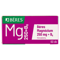 Béres Magnézium 250 mg + B6 filmtabletta 60 db - Kép