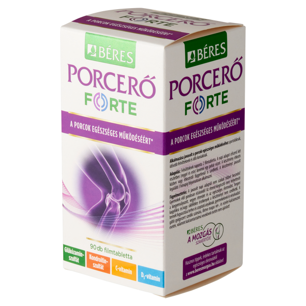 Béres Porcerő Forte étrend-kiegészítő filmtabletta 90 db - Kép 3